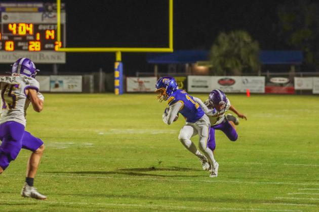 Pirate football on Oct. 31. Photo by Ashley Chandler/News-Leader