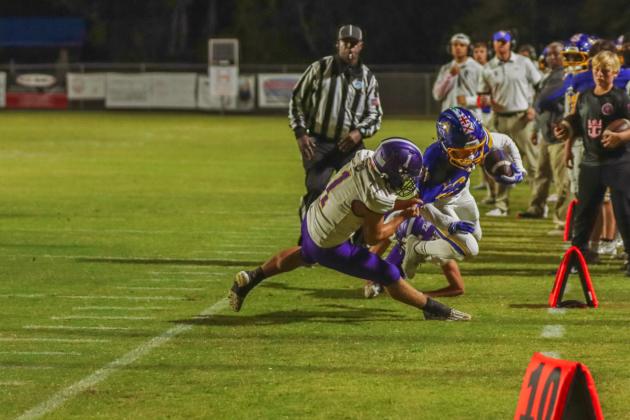 Pirate football on Oct. 31. Photo by Ashley Chandler/News-Leader