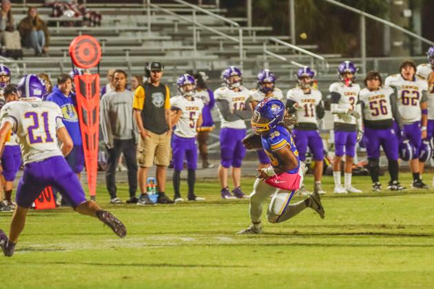 Pirate football on Oct. 31. Photo by Ashley Chandler/News-Leader