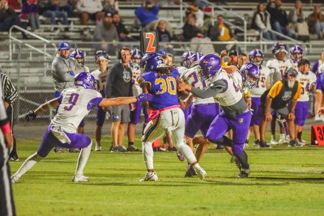 Pirate football on Oct. 31. Photo by Ashley Chandler/News-Leader