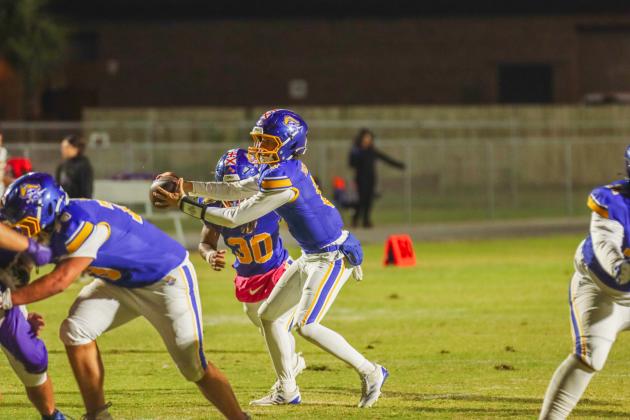 Pirate football on Oct. 31. Photo by Ashley Chandler/News-Leader