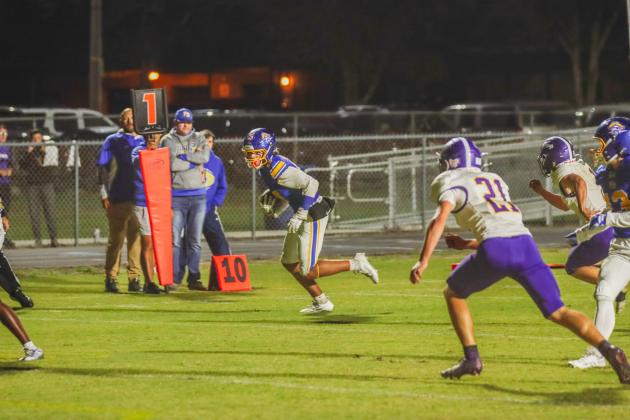 Pirate football on Oct. 31. Photo by Ashley Chandler/News-Leader