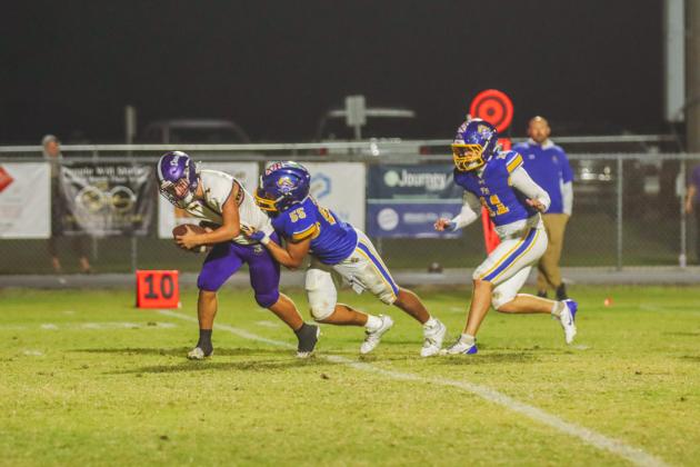 Pirate football on Oct. 31. Photo by Ashley Chandler/News-Leader