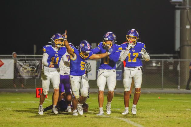 Pirate football on Oct. 31. Photo by Ashley Chandler/News-Leader