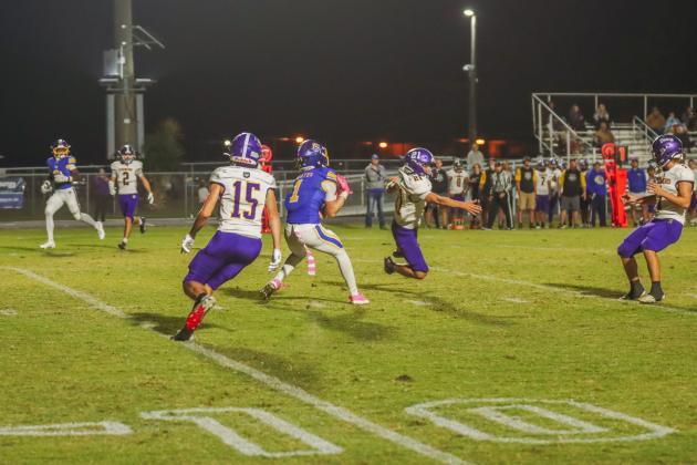 Pirate football on Oct. 31. Photo by Ashley Chandler/News-Leader