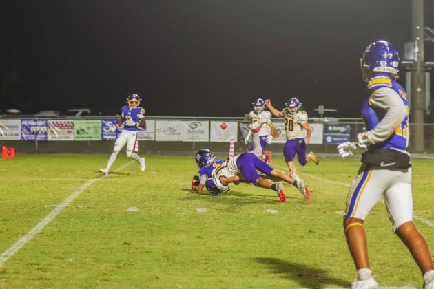 Pirate football on Oct. 31. Photo by Ashley Chandler/News-Leader