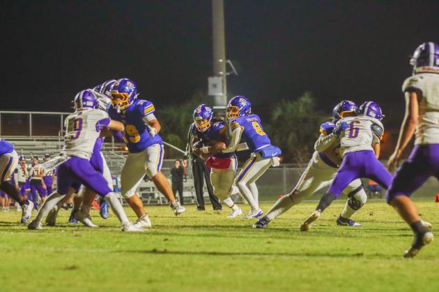 Pirate football on Oct. 31. Photo by Ashley Chandler/News-Leader
