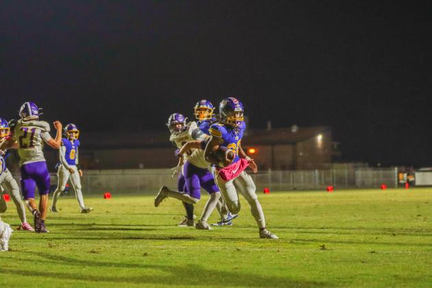 Pirate football on Oct. 31. Photo by Ashley Chandler/News-Leader