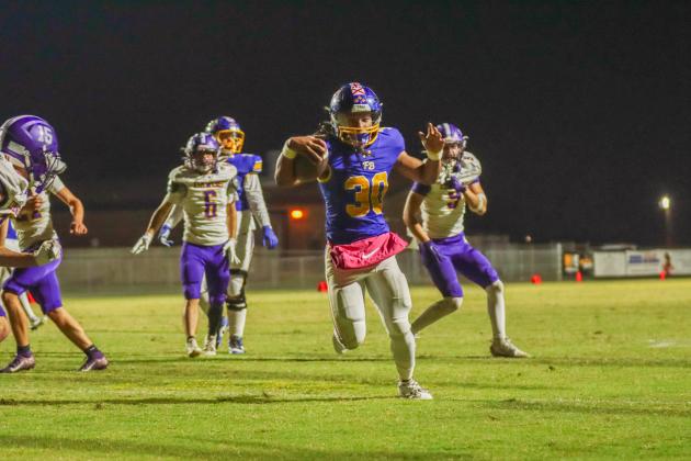 Pirate football on Oct. 31. Photo by Ashley Chandler/News-Leader