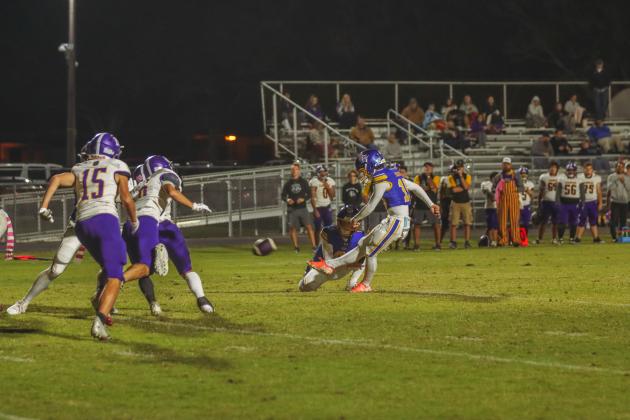 Pirate football on Oct. 31. Photo by Ashley Chandler/News-Leader