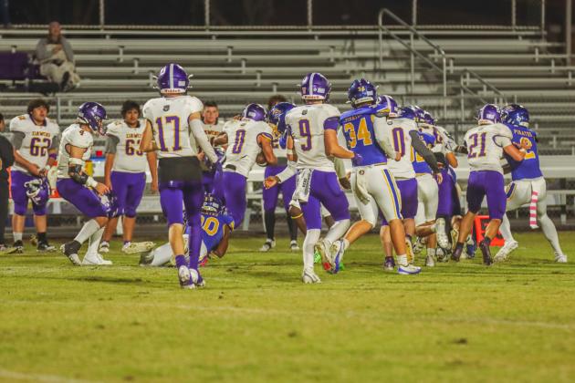 Pirate football on Oct. 31. Photo by Ashley Chandler/News-Leader