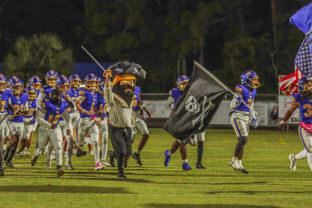 Pirate football on Oct. 31. Photo by Ashley Chandler/News-Leader
