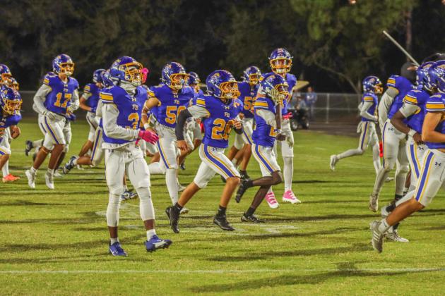 Pirate football on Oct. 31. Photo by Ashley Chandler/News-Leader