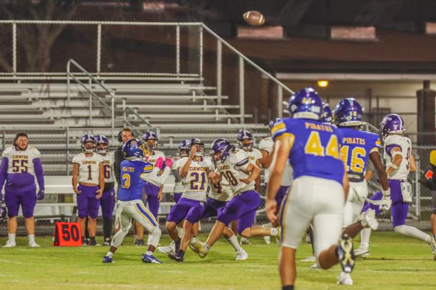 Pirate football on Oct. 31. Photo by Ashley Chandler/News-Leader