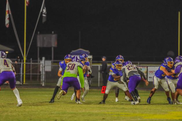 Pirate football on Oct. 31. Photo by Ashley Chandler/News-Leader