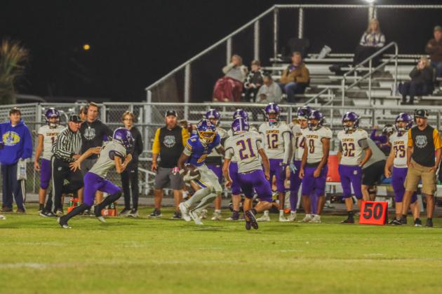 Pirate football on Oct. 31. Photo by Ashley Chandler/News-Leader