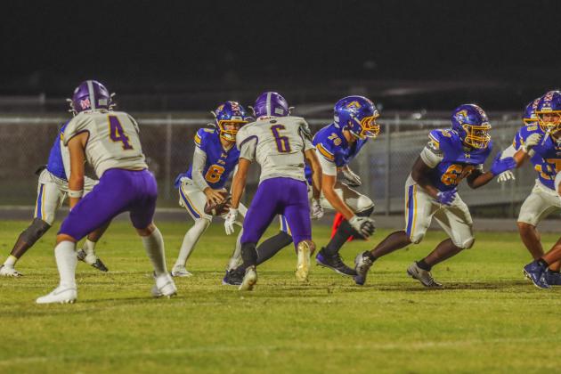 Pirate football on Oct. 31. Photo by Ashley Chandler/News-Leader