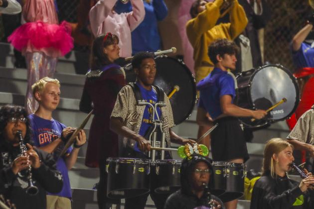 Pirate football on Oct. 31. Photo by Ashley Chandler/News-Leader