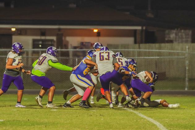 Pirate football on Oct. 31. Photo by Ashley Chandler/News-Leader