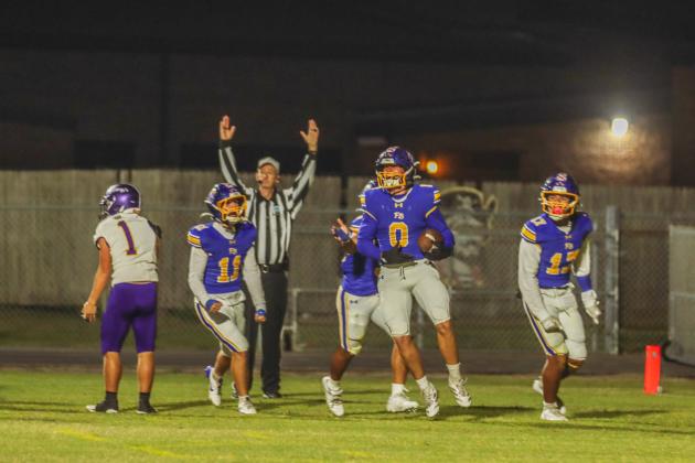 Pirate football on Oct. 31. Photo by Ashley Chandler/News-Leader