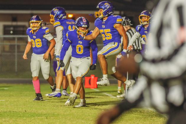 Pirate football on Oct. 31. Photo by Ashley Chandler/News-Leader