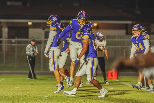 Pirate football on Oct. 31. Photo by Ashley Chandler/News-Leader