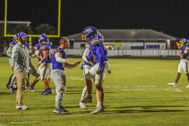 Pirate football on Oct. 31. Photo by Ashley Chandler/News-Leader