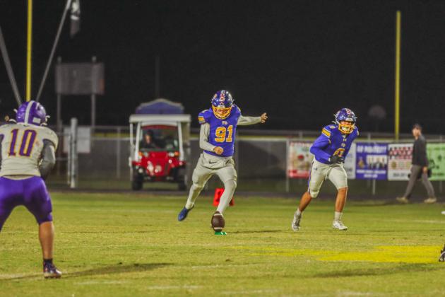 Pirate football on Oct. 31. Photo by Ashley Chandler/News-Leader