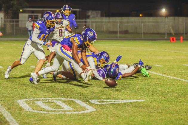 Pirate football on Oct. 31. Photo by Ashley Chandler/News-Leader