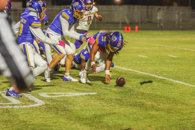 Pirate football on Oct. 31. Photo by Ashley Chandler/News-Leader