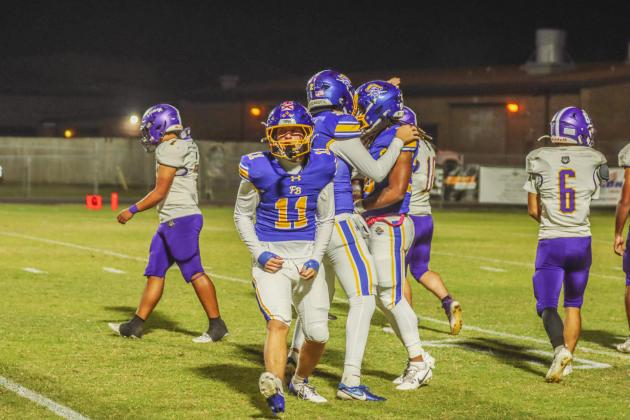 Pirate football on Oct. 31. Photo by Ashley Chandler/News-Leader