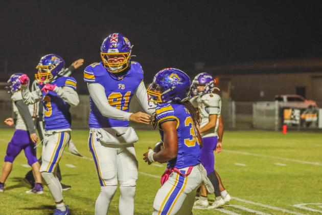 Pirate football on Oct. 31. Photo by Ashley Chandler/News-Leader