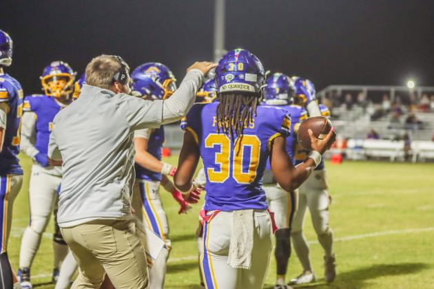 Pirate football on Oct. 31. Photo by Ashley Chandler/News-Leader