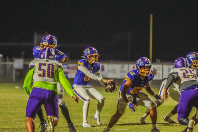 Pirate football on Oct. 31. Photo by Ashley Chandler/News-Leader