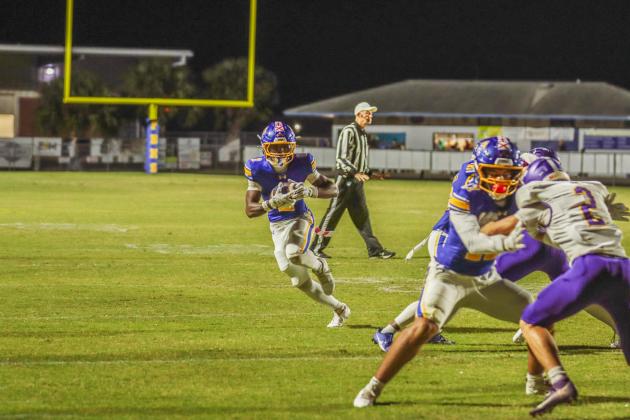 Pirate football on Oct. 31. Photo by Ashley Chandler/News-Leader