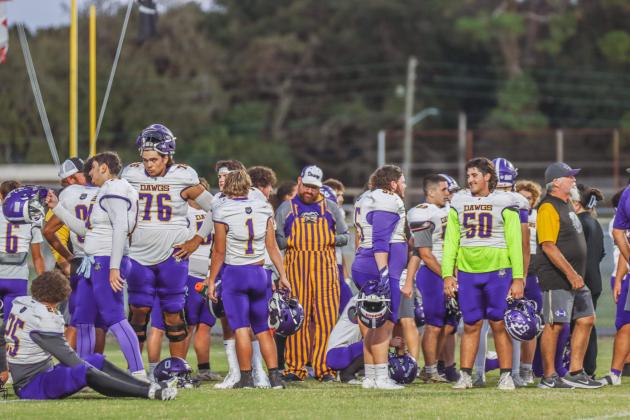 The Bell High School football team ahead of its playoff match against the FBHS Pirates on Oct. 31. Photo by Ashley Chandler/News-Leader