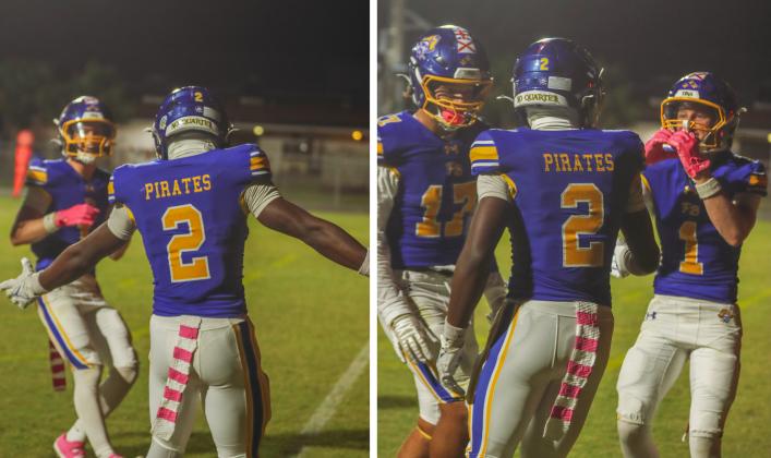 Pirate football on Oct. 31. Photo by Ashley Chandler/News-Leader