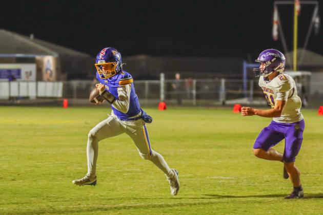 Pirate football on Oct. 31. Photo by Ashley Chandler/News-Leader
