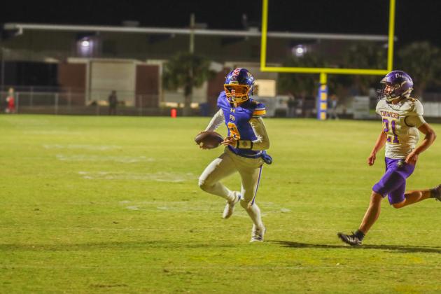 Pirate football on Oct. 31. Photo by Ashley Chandler/News-Leader