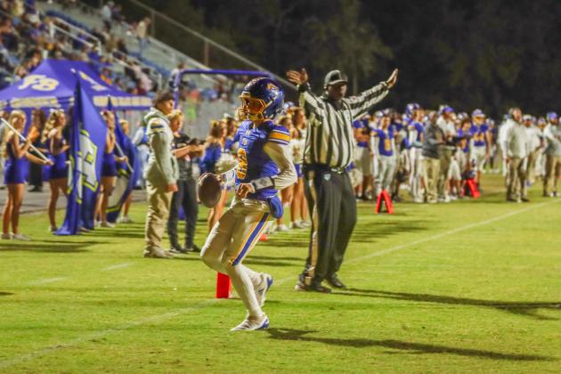 Pirate football on Oct. 31. Photo by Ashley Chandler/News-Leader