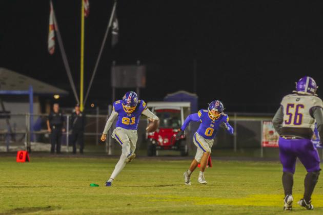 Pirate football on Oct. 31. Photo by Ashley Chandler/News-Leader