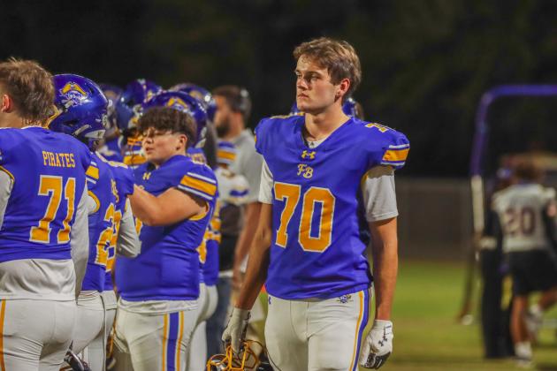 Pirate football on Oct. 31. Photo by Ashley Chandler/News-Leader