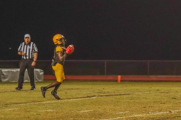 Hornet football on Oct. 31. Photo by Ashley Chandler/News-Leader