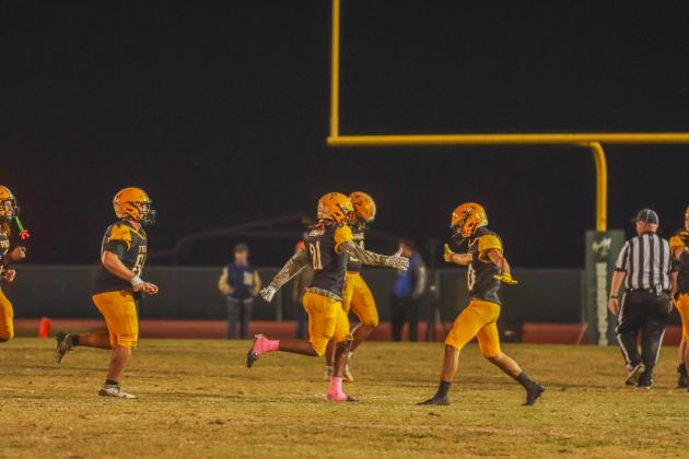 Hornet football on Oct. 31. Photo by Ashley Chandler/News-Leader