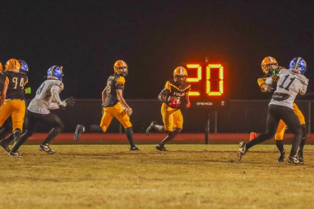 Hornet football on Oct. 31. Photo by Ashley Chandler/News-Leader