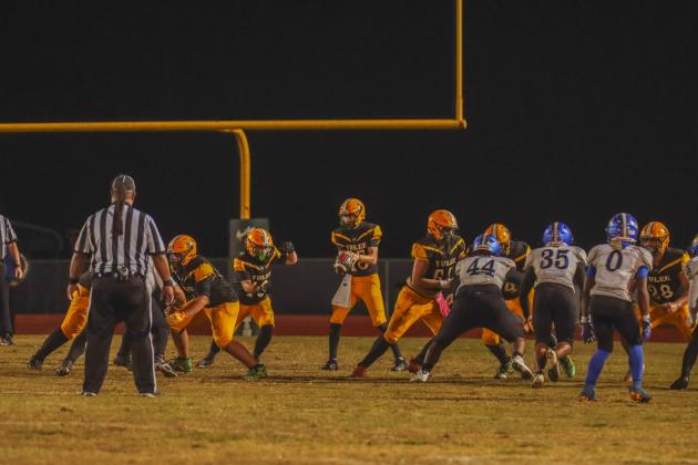 Hornet football on Oct. 31. Photo by Ashley Chandler/News-Leader