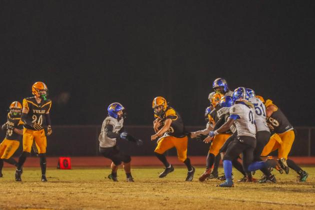 Hornet football on Oct. 31. Photo by Ashley Chandler/News-Leader
