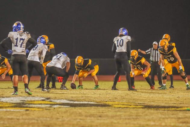 Hornet football on Oct. 31. Photo by Ashley Chandler/News-Leader