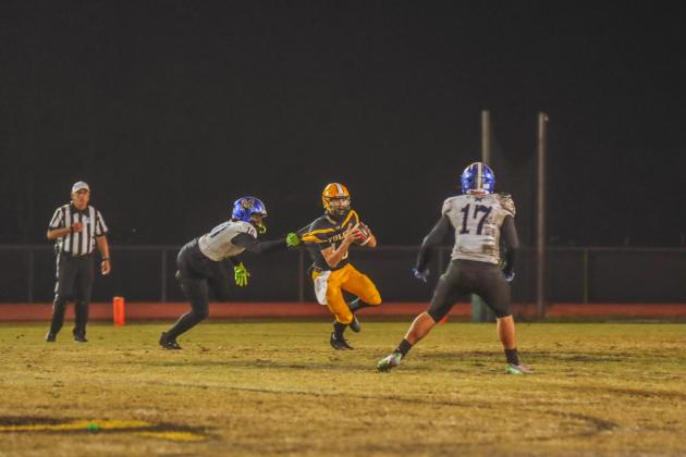 Hornet football on Oct. 31. Photo by Ashley Chandler/News-Leader