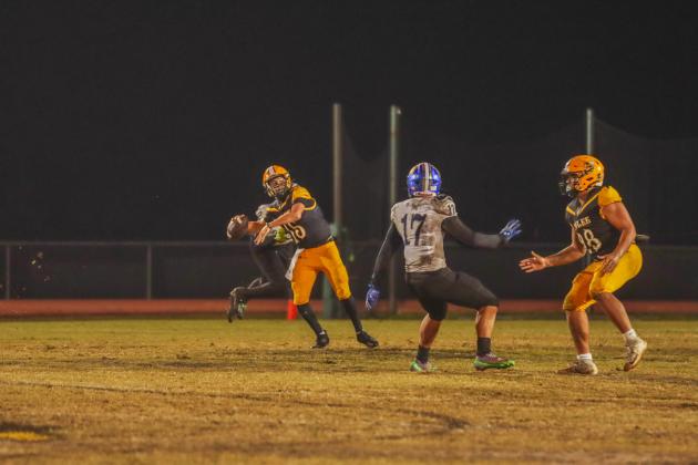 Hornet football on Oct. 31. Photo by Ashley Chandler/News-Leader